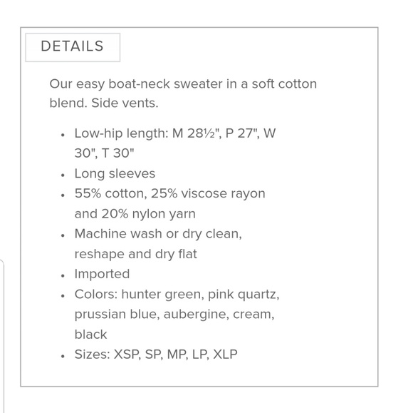 J.Jill Olivia pullover boatneck sweater - Picture 8 of 9